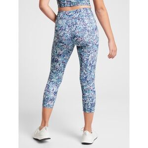 Athleta Girl Printed Chit Chat Capri - Sz. L/12 -EUC